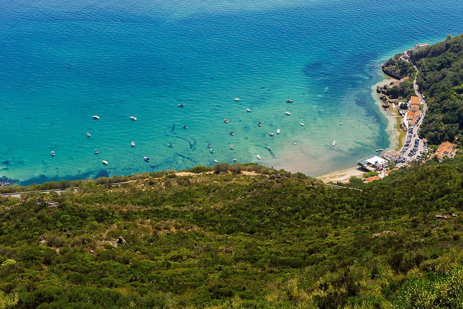 Arrabida and Sesimbra Small-Group Day Trip from Lisbon with Wine Tasting - Leaving Lisbon over the Vasco da Gama Bridge