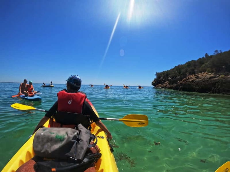 Arrábida Marine Reserve: Kayaking & Snorkeling Tour - Arrábida’s cliffs from a kayak