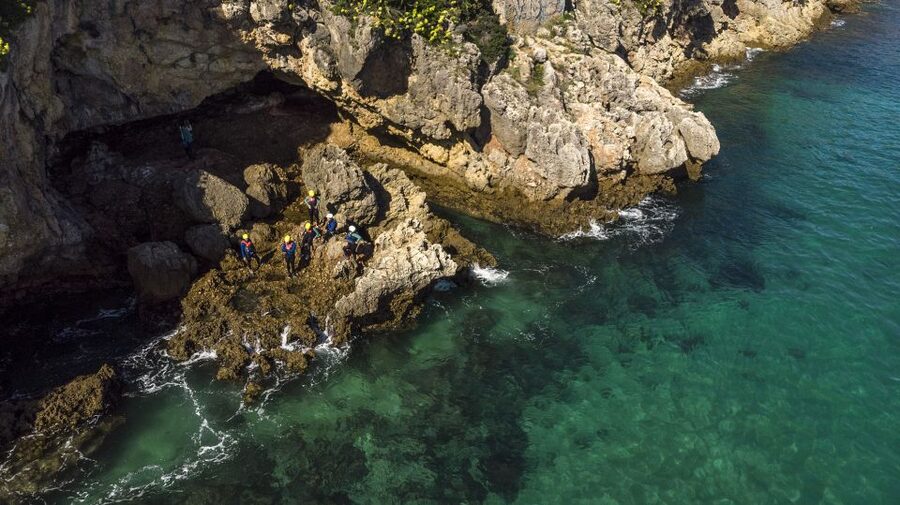 Arrábida: Setubal, Sesimbra Coasteering & Speedboat Tour - Meeting at Creiro Beach near Portinho da Arrábida