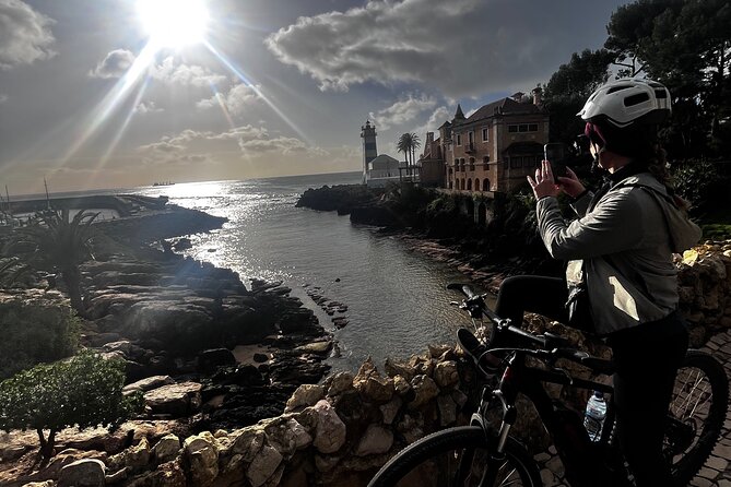 E-bike from Sintra Mountains to Cascais Sea with pickup in Lisbon - The downhill run to Guincho Beach