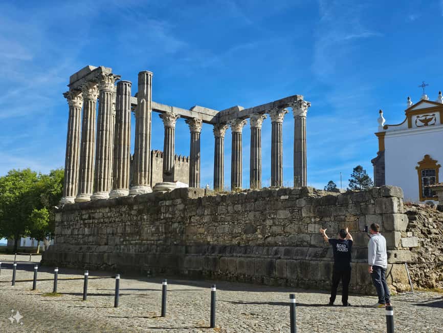 Évora (with Sé & Bones), Evoramonte & Arraiolos: From Lisbon - The Roman Temple gives Évora its first big reveal