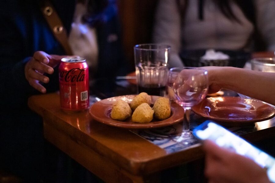 Food Tour: Portuguese wine & Tapas with Ginjinha Tasting - Stop two: another restaurant, another small plate