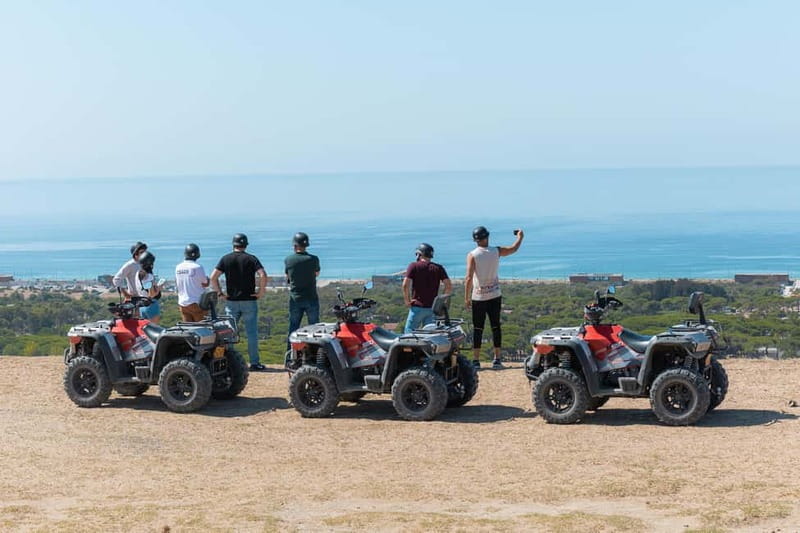 From Lisbon: Atlantic Coast Guided Quad Bike Tour - First roads, then the protected fossil cliff area