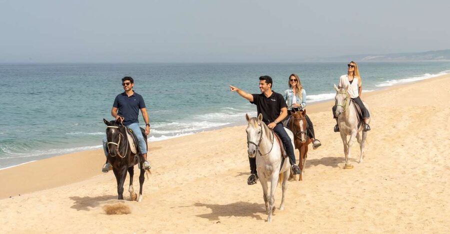 From Lisbon: Comporta and Setúbal Trip with Horseback Riding - Mounting up in Comporta