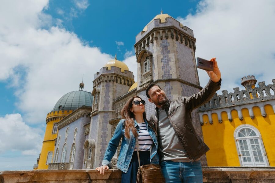 From Lisbon: Sintra, Pena Palace, Cascais and Wine Tasting - Inside Pena Palace, Portugal’s fairytale landmark
