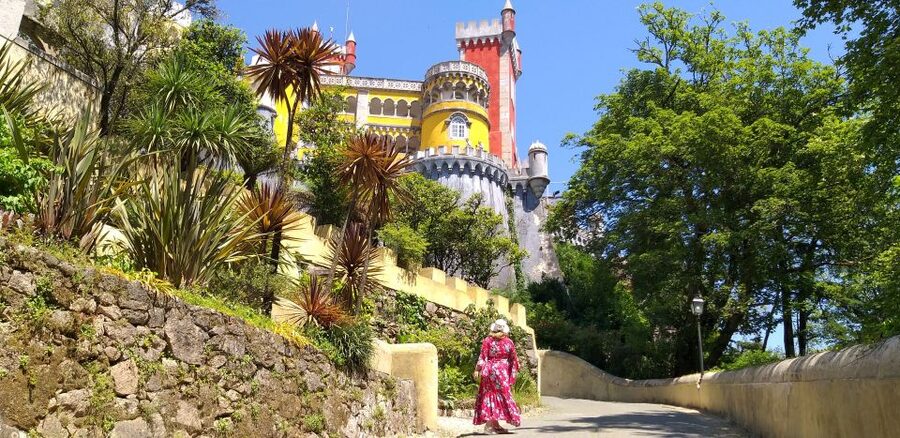 From Lisbon: Sintra, Regaleira and Pena Palace Guided Tour - Pena Palace and the Romantic view from the hills