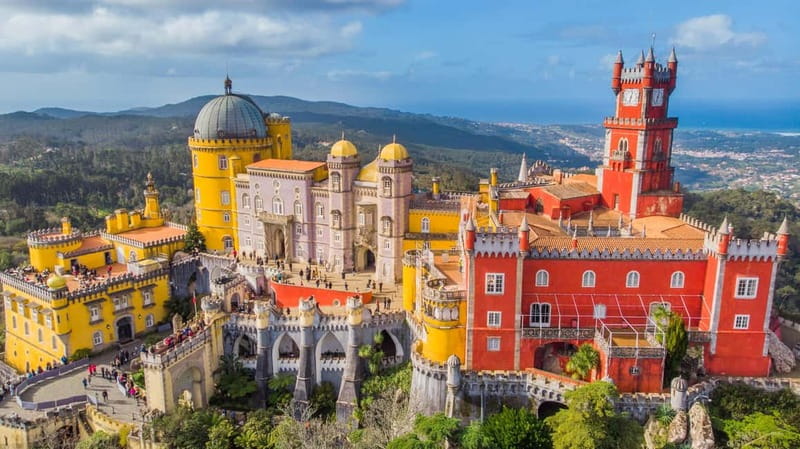 From Lisbon: Sintra Sights, Cabo da Roca, & Cascais Day Trip - Pena Palace: the colorful centerpiece