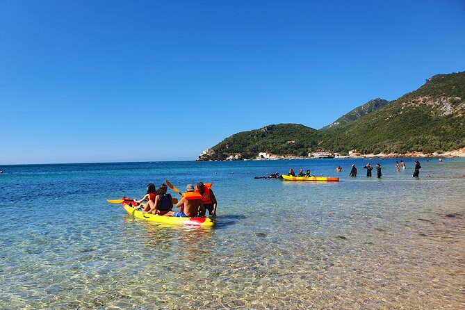 Kayak and Snorkeling Adventure in Lisbon - Kayaking along Portinho da Arrábida