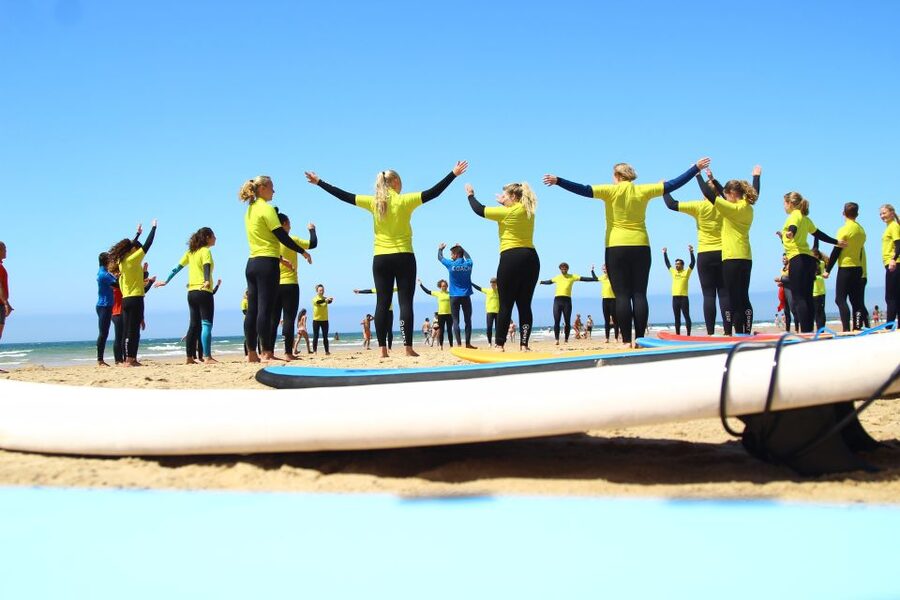 Lisbon: 1.5-Hour Surf Lesson - Arriving at the surf school