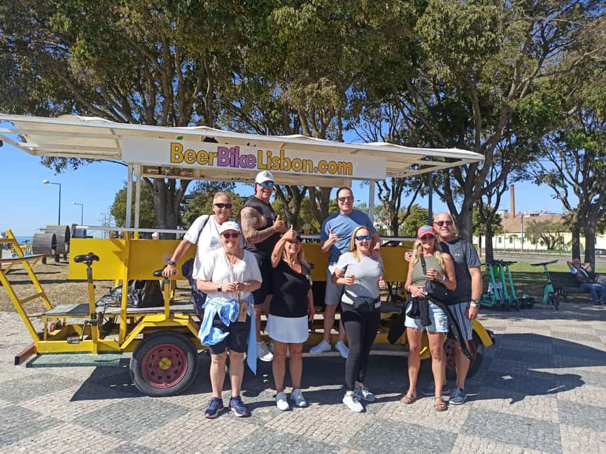 Lisbon: 1-Hour Beer or Sangria Bike Sightseeing Tour - Key points to know before you book