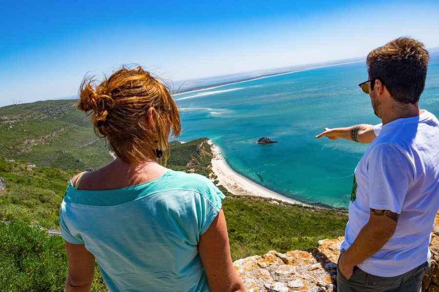 Lisbon: Arrábida Natural Park and Sesimbra Day Trip - Entering Arrábida Natural Park by minivan