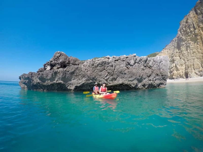 Lisbon: Arrabida Park Kayak Tour with Beach Picnic - What the $108 price covers