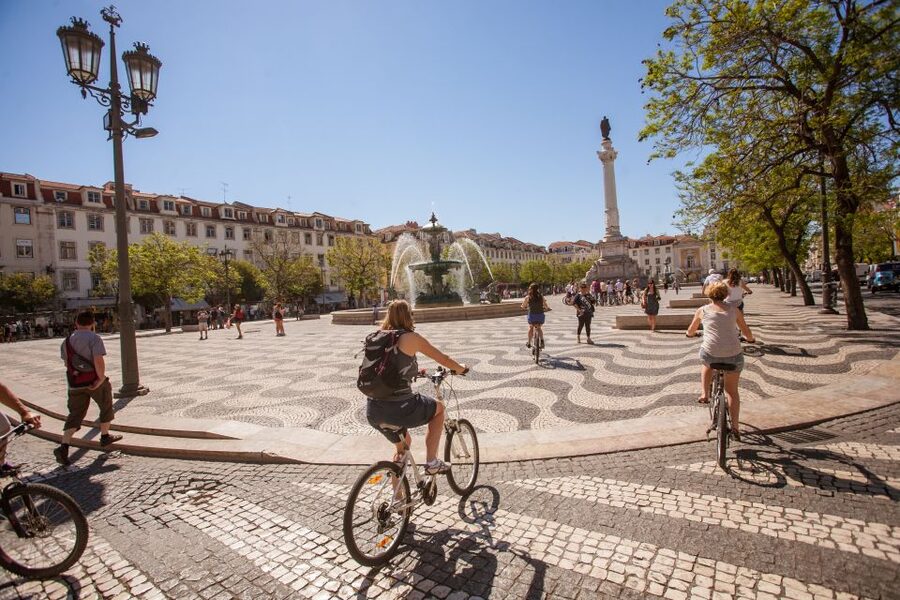 Lisbon Bike Tour: Downhill Downtown Lisbon to Belém - Reaching the Monument to the Discoveries and Belém Tower