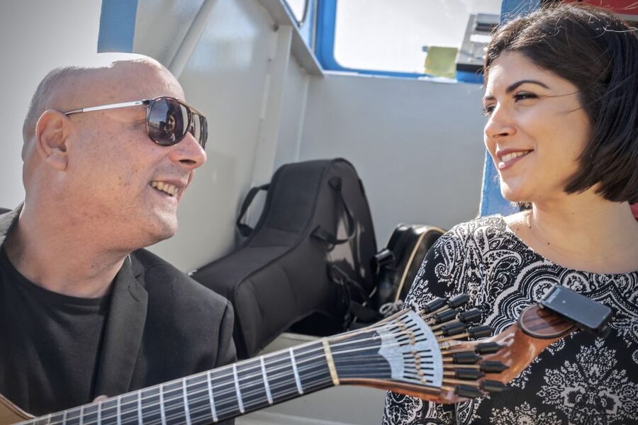 Lisbon: Boat Cruise with Live Fado Performance and a Drink - Looking toward Cacilhas across the Tagus