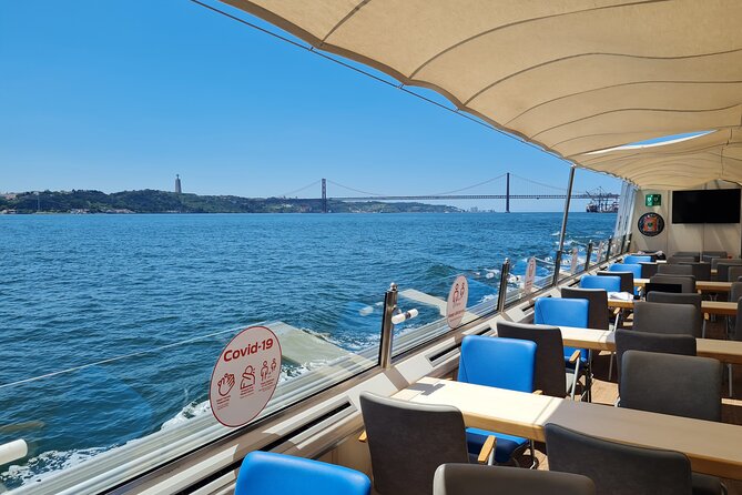 Lisbon Boat ride on Tagus river - The Monument to the Discoveries and Belém Lighthouse