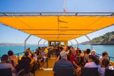 Lisbon: Boat Tour Ticket and Hop-on Hop-off 48-Hour Bus.