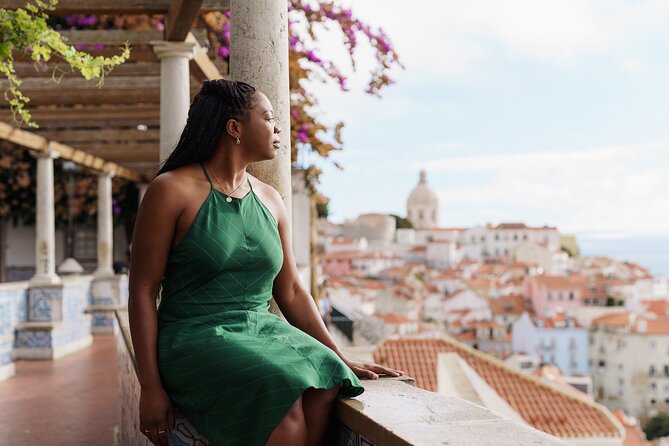 Lisbon Cinematic Photoshoot with Top-Rated Photographer - Alfama, Santa Luzia, and Portas do Sol