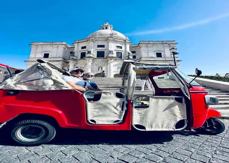 Lisbon: City Highlights Tuk-Tuk Tour with Pickup - Santa Luzia, Portas do Sol, and Alfama