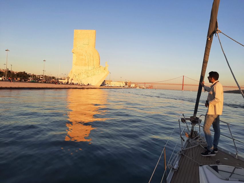 Lisbon: City Skyline Sailboat Cruise with Drink and Snacks - Drinks, snacks, and the right pace