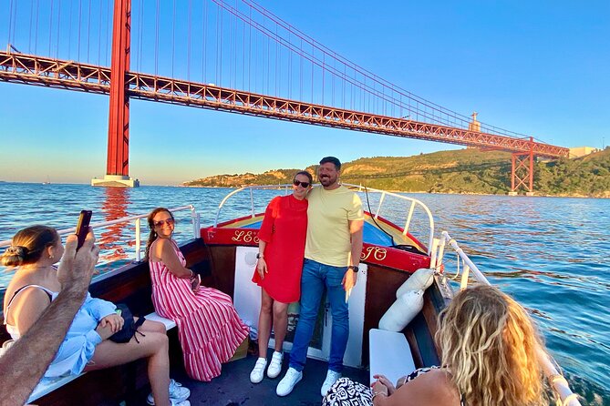 Lisbon Daytime & Sunset Tradicional Boat Tour Sightseeing Cruise - Under the 25 de Abril Bridge