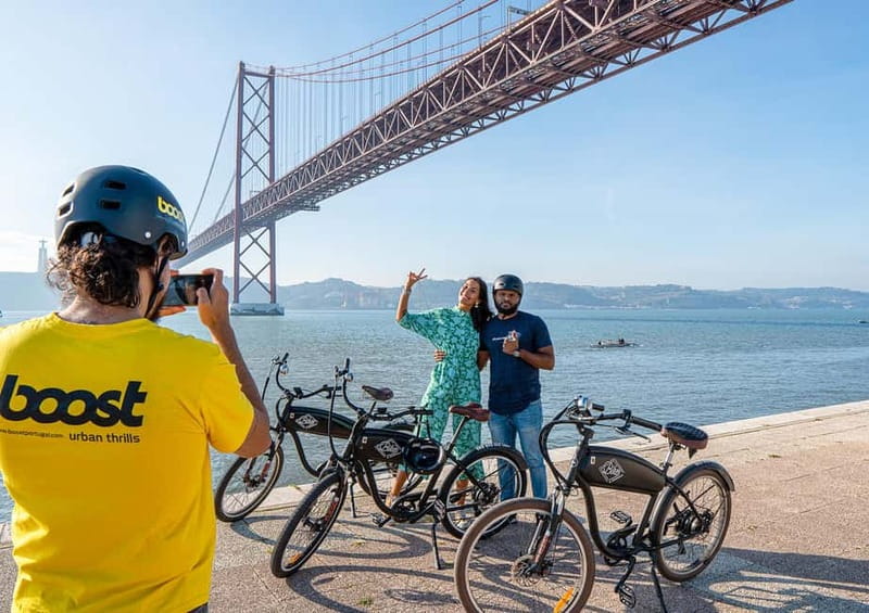 Lisbon: Electric Bike Tour by the River to Belém - Under the 25 de Abril Bridge and through Alcântara