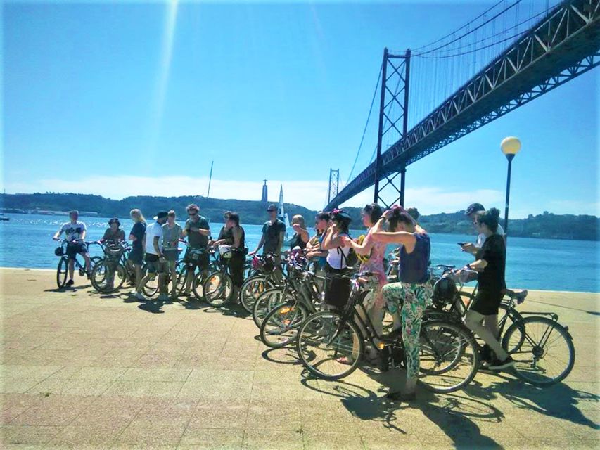 Lisbon: Guided E-Bike Tour to Belém - Belém Tower beside the Tagus