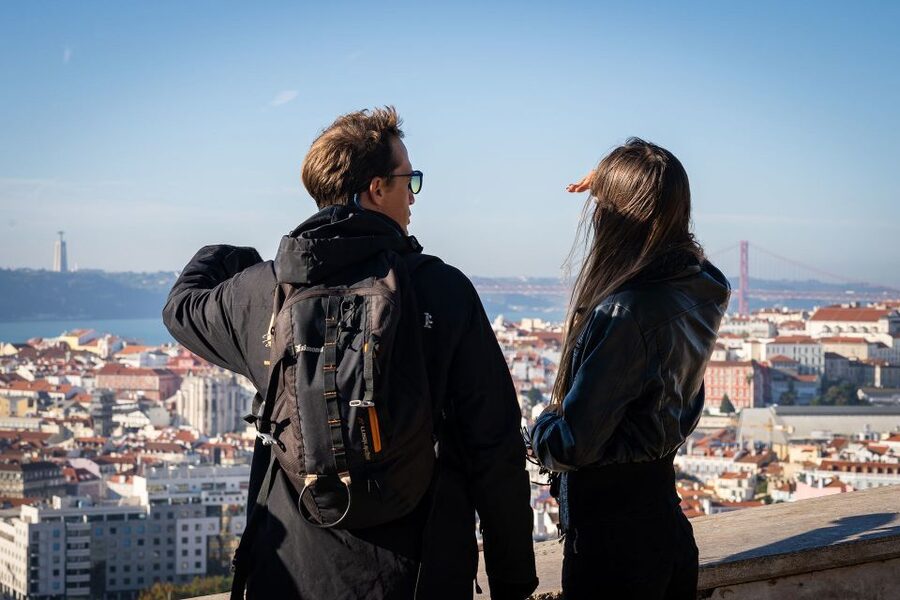 Lisbon: Guided Tuk-Tuk Tour Along the Historic Tram Line 28 - Nossa Senhora do Monte and Lisbon from above