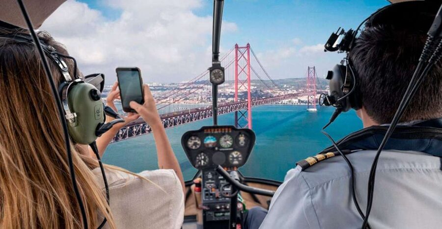 Lisbon: Helicopter Ride, Boat Trip, & Old Town Walking Tour - Starting in Rossio, Lisbon’s natural meeting place