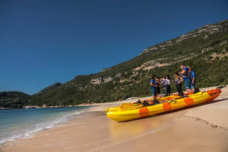 Lisbon: Kayak Tour Arrábida Natural Park, Setubal, Sesimbra - Starting at Creiro Beach