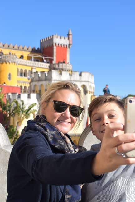 Lisbon: Pena Palace, Sintra, Regaleira, Roca, Cascais Tour - Pena Palace: the colorful main event
