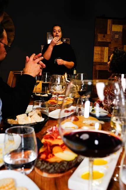 Lisbon: Premium Wine and Tapas Tasting Session - The food is closer to a generous cheese board than tapas