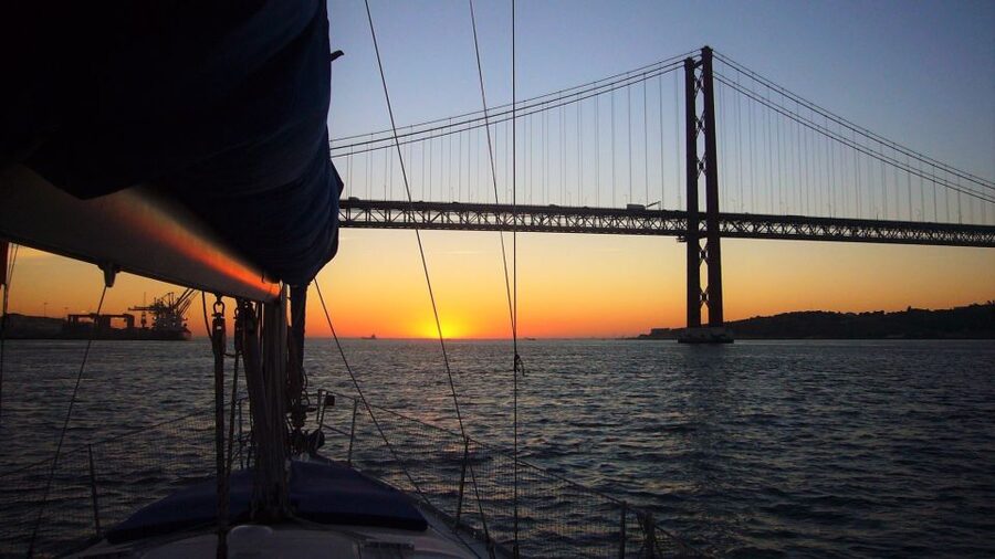 Lisbon: Private Sunset Sailing Tour with Champagne - The final view of the Museum of Electricity