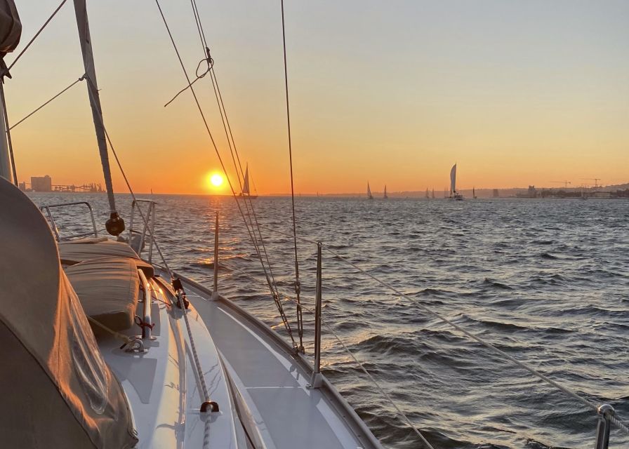 Lisbon: Private Tagus River Sunset Cruise on a Luxury Boat - Passing beneath the 25 de Abril Bridge
