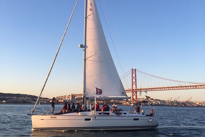 Lisbon River Sunset Sailing Cruise - Under the 25 de Abril Bridge