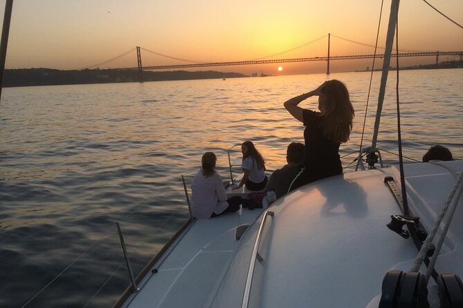 Lisbon Sailing Catamaran Public Cruise with drinks - Praça do Comércio from the water