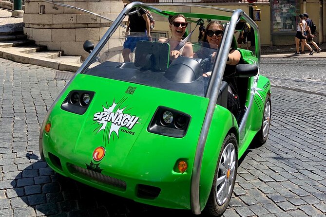Lisbon Self-Drive Sightseeing Tour in an Electric Car - Choosing among the blue, red, and green routes