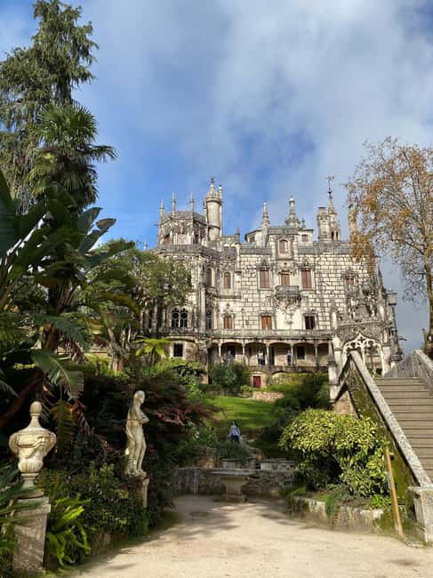Lisbon: Sintra Tour with Pena Palace and Quinta da Regaleira - Leaving Lisbon in a small van