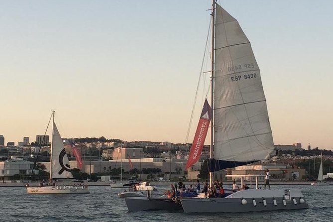 Lisbon Sunset Catamaran Cruise on the Tagus River - Setting out from Doca do Bom Sucesso in Belém