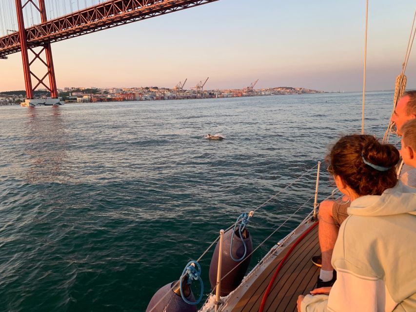 Lisbon: Sunset Sailing Cruise with Wine - Belém Tower, the bridge, and Lisbon’s riverfront