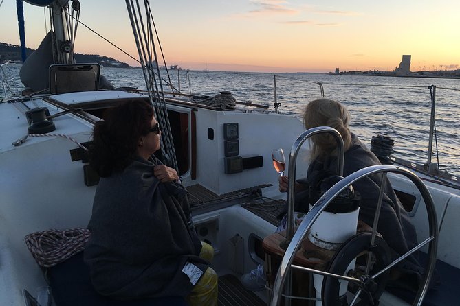 Lisbon Sunset Sailing Tour with White or Rosé Wine and Snacks - Belém’s monuments from the water