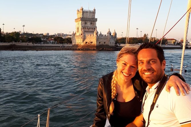 Lisbon: Sunset Sailing with Portuguese Wine and History - Setting out beneath the 25 de Abril Bridge