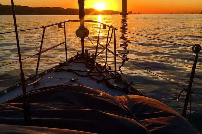 Lisbon Sunset Sensations on a Private Sailing Boat with wine&snacks - Belém Tower and Portugal’s seafaring past