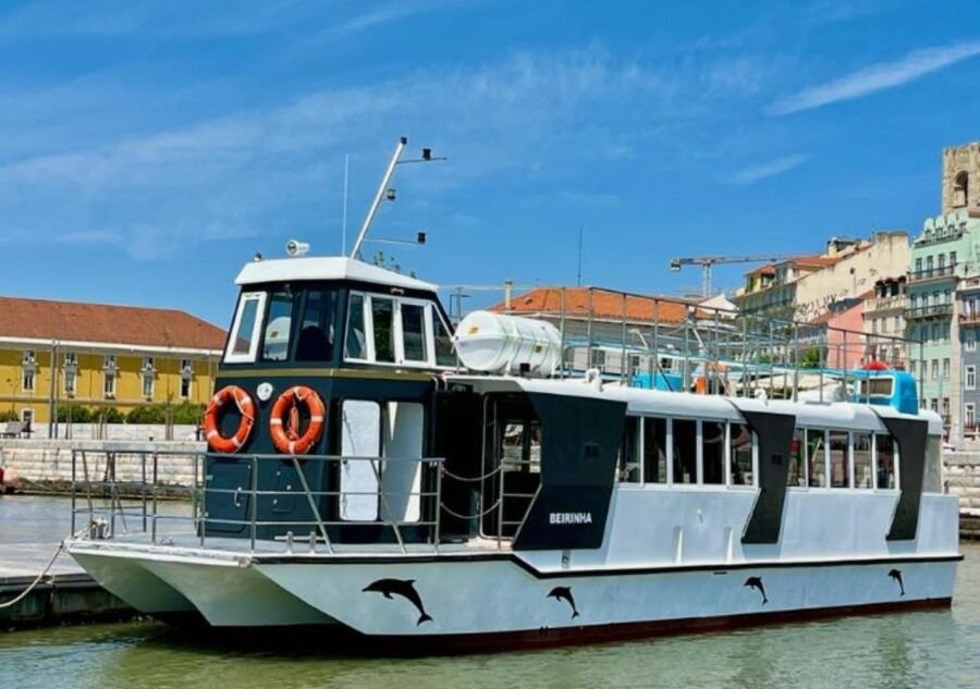 Lisbon: Tagus River Cruise to the Ocean & Dolphin Watching - Christ the King and the south bank