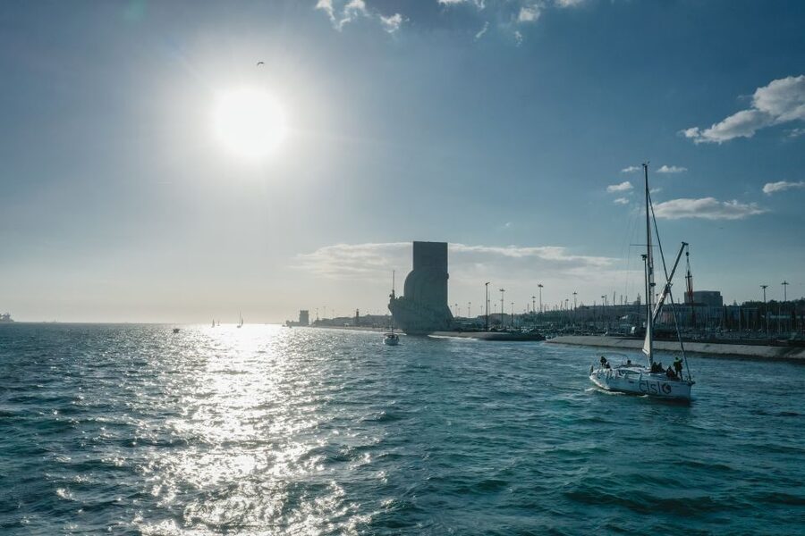 Lisbon: Tagus River Sailboat Tour - A drink, Portuguese snacks, and changing light
