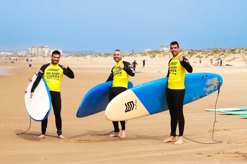 Lisbon: The Surf Instructor - surf lessons with transfer - Small groups and separate arrangements for children