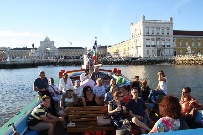 Lisbon Traditional Boats - Guided Sightseeing Cruise - The bridge, Christ statue, and Lisbon’s wide waterfront