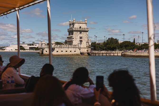 Lisbon Yellow Boat River Hop-On Hop-Off Tour - Sailing toward the April 25th Bridge