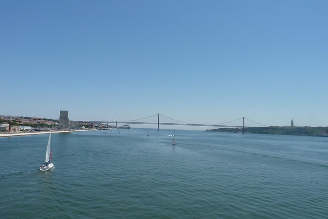 Morning Sailing Tour in Tagus River from Lisbon - The April 25th Bridge from below