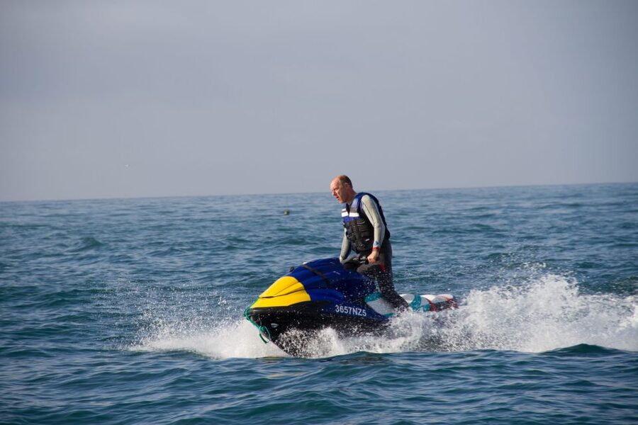 Nazaré: Jet Ski Rental - Taking to the water at Porto de Abrigo da Nazaré