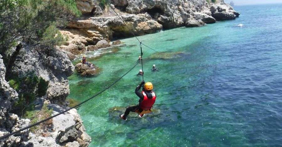 Portinho da Arrábida: Coasteering Boat Tour - Key points at a glance